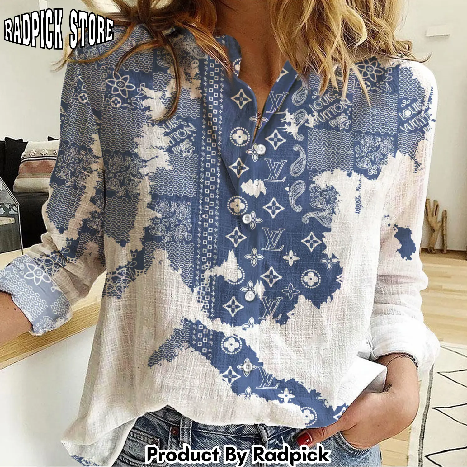 Radpick premium logo monogram louis vuitton shirt rp662261